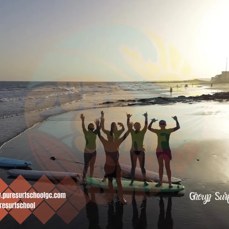 Family Lessons — Pure Surf School, playa de San Agustín